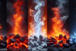 Wie heiß kann Feuer werden?