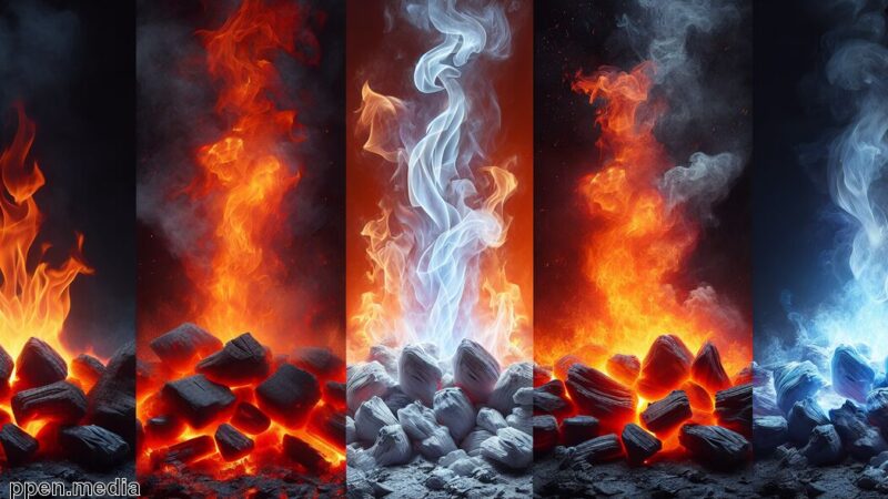 Wie heiß kann Feuer werden?