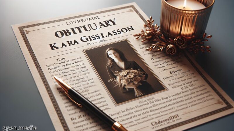 Kara Gislason Traueranzeige: Ein Leben voller Liebe und wertvoller Erinnerungen