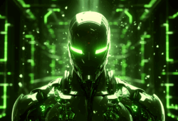 ai generated, cyber, robot, cyber robot, matrix, green robot, glowing robot, muscular robot, matrix robot, future, robot, robot, robot, robot, robot