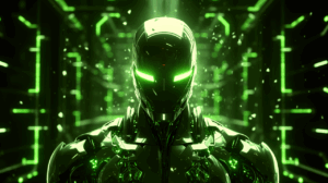 ai generated, cyber, robot, cyber robot, matrix, green robot, glowing robot, muscular robot, matrix robot, future, robot, robot, robot, robot, robot