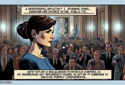 Catherine Vogels respektvoller Umgang mit ihrer Scheidung im Rampenlicht