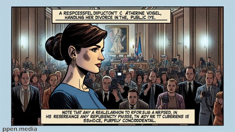 Catherine Vogels respektvoller Umgang mit ihrer Scheidung im Rampenlicht